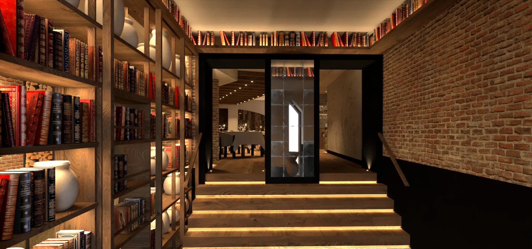 Librería interior de Román 1924