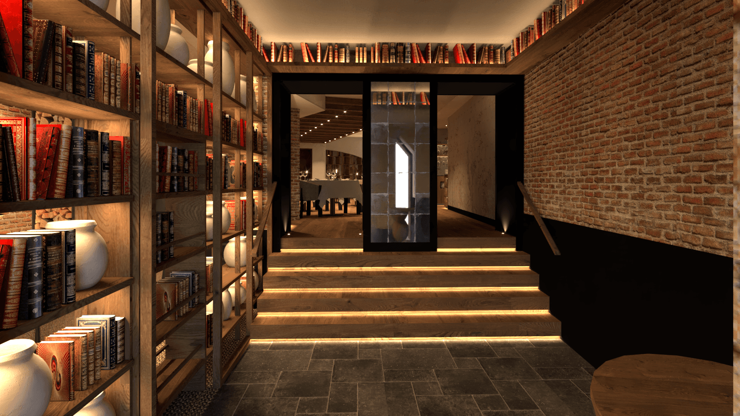 Librería interior de Roman 1924